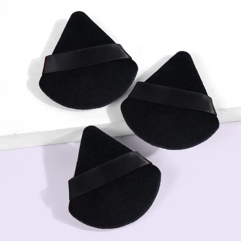 Foundation Triangle Powder Puff, 3 Counts Trending Products, Dry and Wet Use Makeup Sponge Puff, Soft Makeup Puff for Liquid ...
