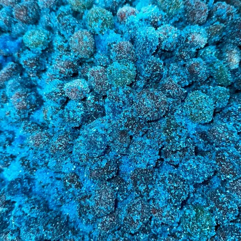 SOUR Blue Raspberry Gushers - BLUE RAZZ GUSHER Chewy Snack - Sweet, Fruity Candies - Moon Crunch TikTok Trend Item