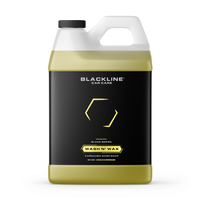 BLACKLINE Wash N' Wax: Premium car wash soap with carnauba wax. Cleans, shines, and protects in one step for a brilliant, lon...