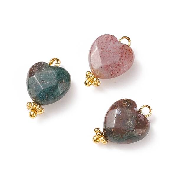 Natural Indian Agate Charms