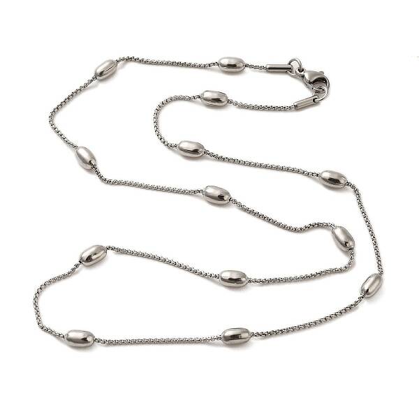 304 Stainless Steel Oval Link Chain Necklaces for Women