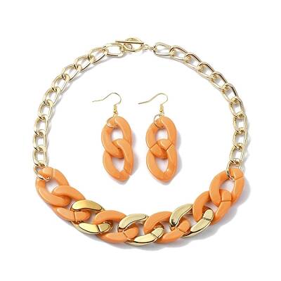 Acrylic Chains Jewelry Set