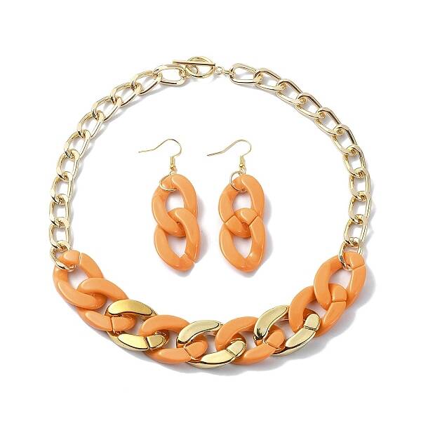 Acrylic Chains Jewelry Set