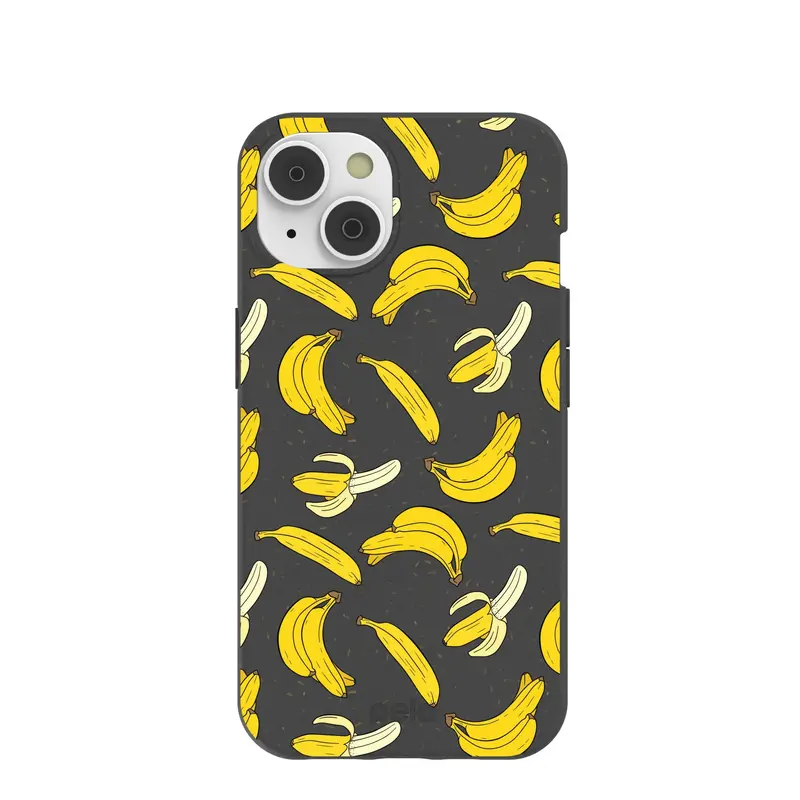 Black Go Bananas iPhone 14/16e Case