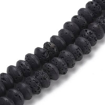 Synthetic Lava Rock Beads Strands