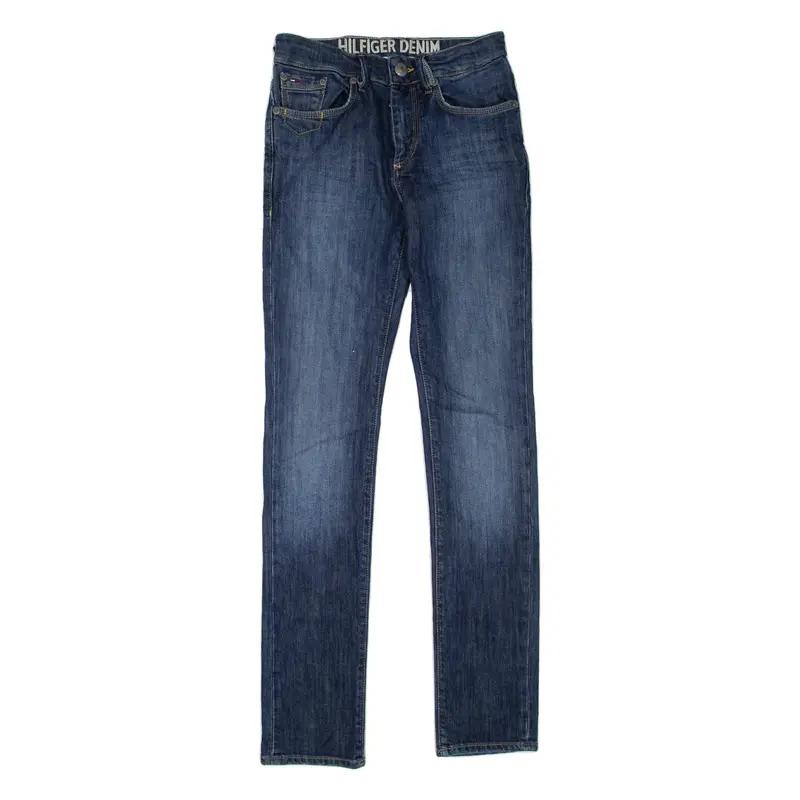 HILFIGER DENIM Mens Jeans Blue Slim Straight W26 L34