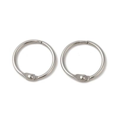 Non-Tarnish 304 Stainless Steel Loose Leaf Book Binder Hinged Rings