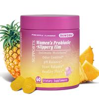 Feminine Probiotics Gummies - Pineapple Flavored, 60 Count, Supports pH Balance & Dryness Relief, Prebiotic & Probiotic Blend...
