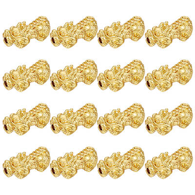 18Pcs Alloy Beads