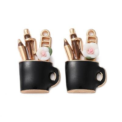 Alloy Enamel Pendants