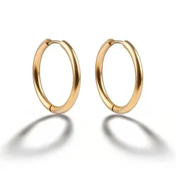 Emily Westwood Eleganti Anelli In Acciaio Placcato Oro Ewe25039G - Diametro: 1,5 Cm