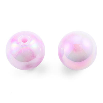 Two Tone Opaque Acrylic Beads