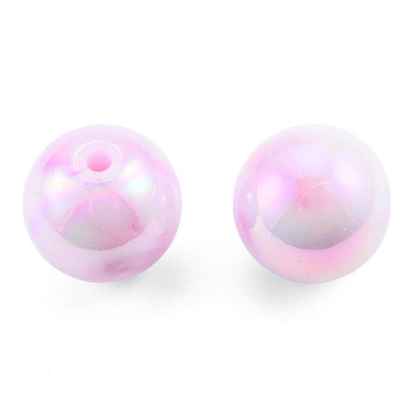 Two Tone Opaque Acrylic Beads