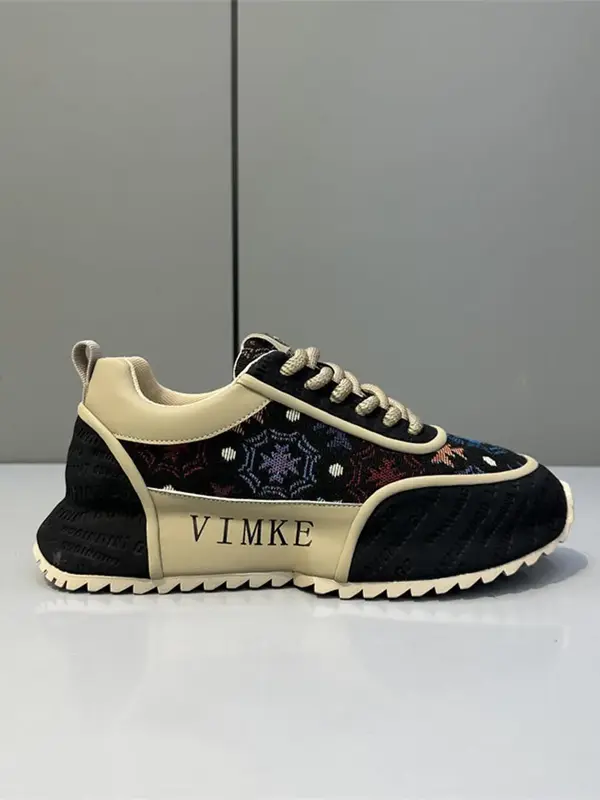 Men's Fashionable Patchwork Letter Design Lace Up Sneakers, Casual Comfortable Breathable Sports Athletic Running Shoes, Male...