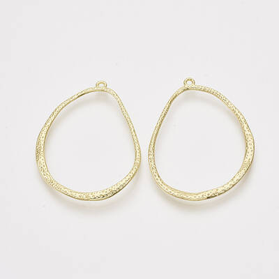 Alloy Open Back Bezel Pendants