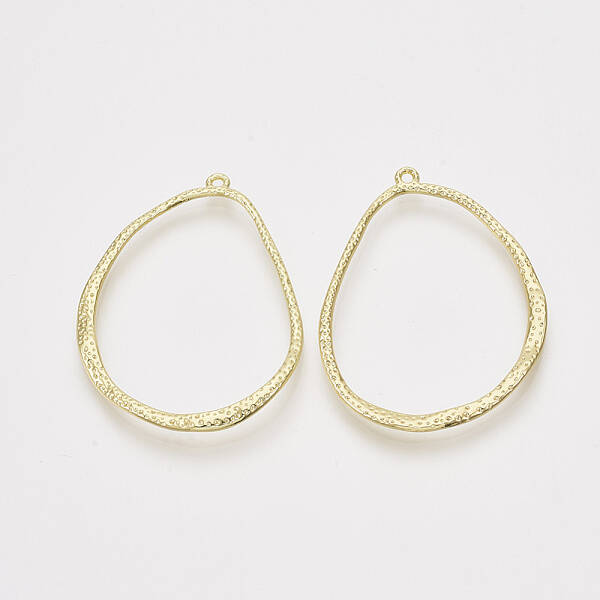 Alloy Open Back Bezel Pendants