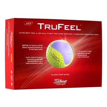 12 Customized Titleist TruFeel Golf Ball Standard Service - ...