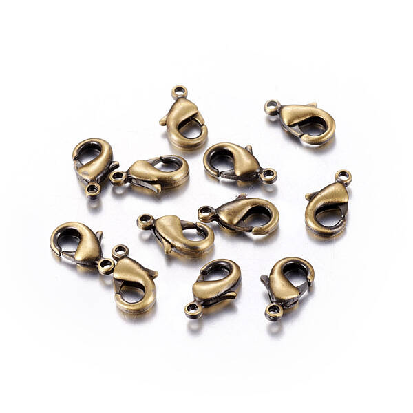 Brass Lobster Claw Clasps