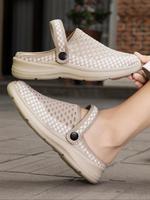 Women's Mesh Breathable Slip on Sock Sneakers, Casual Comfortable Sports Sandals for Outdoor Walking, Female All-match Round ...