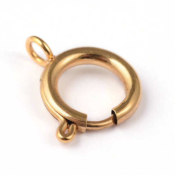 Ion Plating(IP) 304 Stainless Steel Spring Ring Clasps
