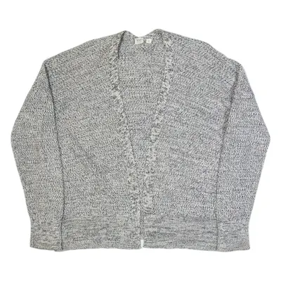 GAP Womens Cardigan Grey Tight Knit M