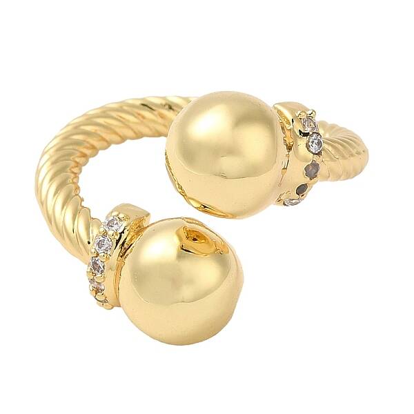 Brass Open Cuff Rings