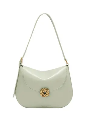 Smting leather saddle bag