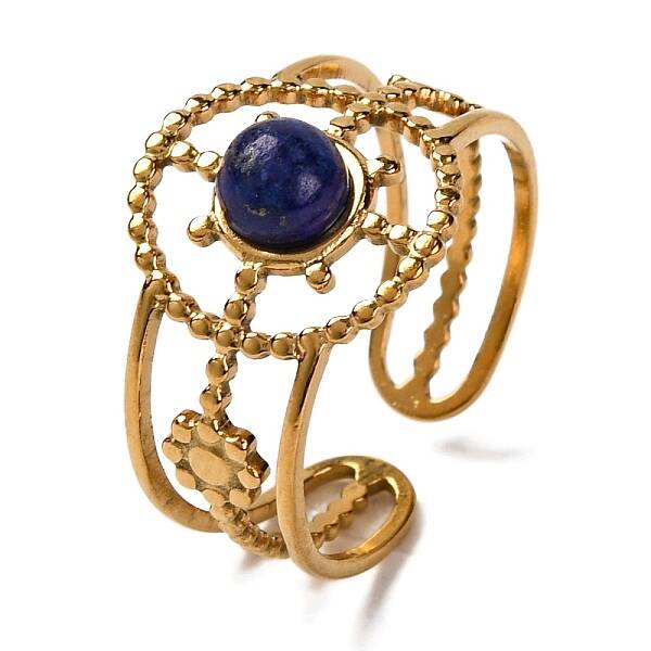 Natural Lapis Lazuli Finger Rings