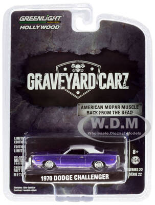 1970 Dodge Challenger Purple with White Top \
