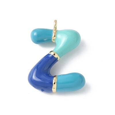 Brass Enamel Pendants