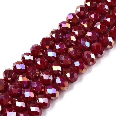 Electroplate Glass Beads Strands