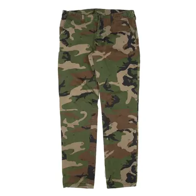 CARHARTT Camo Club Pant Trousers Green Slim Straight Mens W31 L32