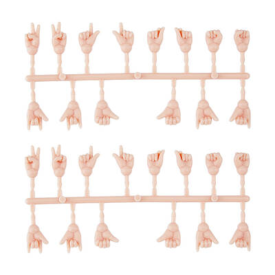 ABS Plastic BJD Doll Gesture Accessories