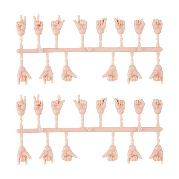 ABS Plastic BJD Doll Gesture Accessories