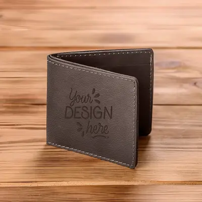 Leather Wallet - Rustic-Two Sides