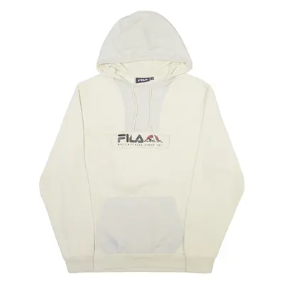 FILA Mens Beige Hoodie M