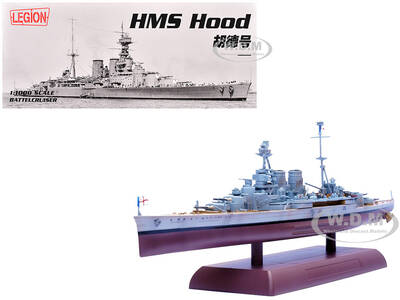HMS Hood Battlecruiser British Royal Navy 1/1000 Diecast Model by Legion