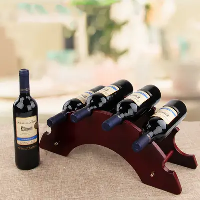 Wooden Wine Rack Decoration European Creative Wine Rack Wine Glass Rack | style: C