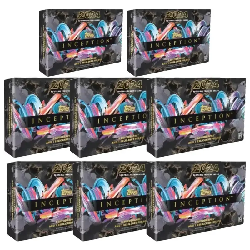 (Full Case)- 2024 Topps Inception Hobby Box x8- Pick Your Team- Sports Trading Cards