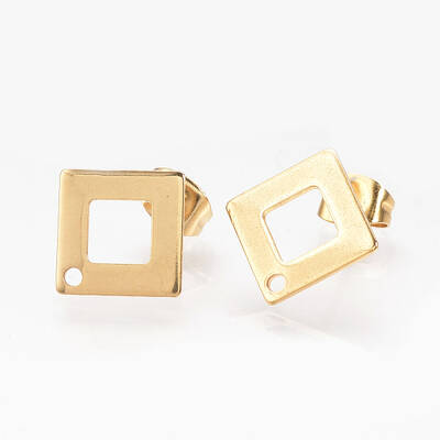 304 Stainless Steel Stud Earring Findings