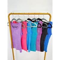 Simplicity Scoop Neck Ribbed Tank Top
