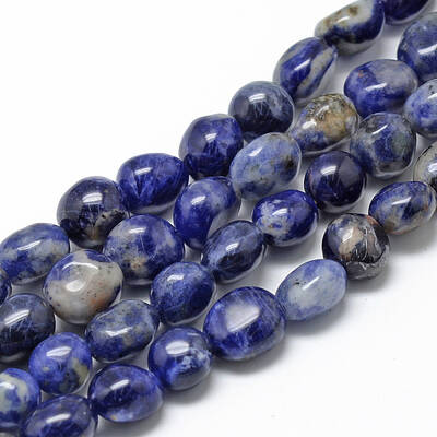 Natural Sodalite Beads Strands