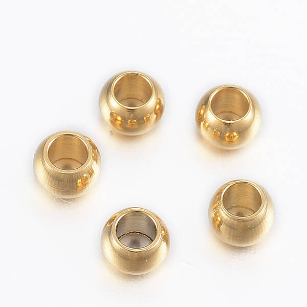 Ion Plating(IP) 304 Stainless Steel Beads