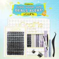 3D Fluffy Lashes Kit with Clear Bond Cluster Eyelash Extensions Wispy Eyelashes Volume Look With Long Lasting D Curl Cluster ...