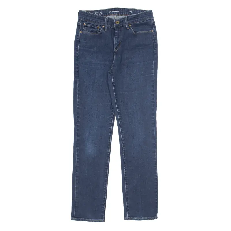 LEVI'S Mid Rise Jeans Blue Denim Slim Straight Womens W28 L30