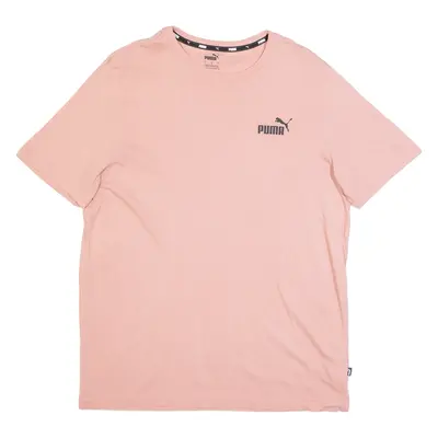 PUMA Mens T-Shirt Pink L