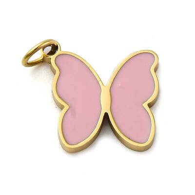 304 Stainless Steel Enamel Charms