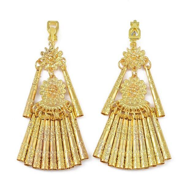 Bohemia Zinc Alloy Clip-on Earrings