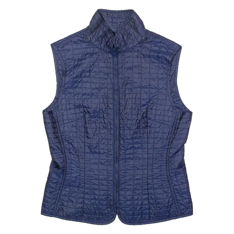 FAY Womens Quilted Gilet Blue M