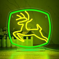 John Deere Neon Signs for Wall Decor Neon Lights for Bedroom Led Signs Suitable for Man Cave Bar Pub Restaurant Christmas Bir...
